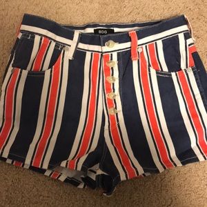 Striped shorts
